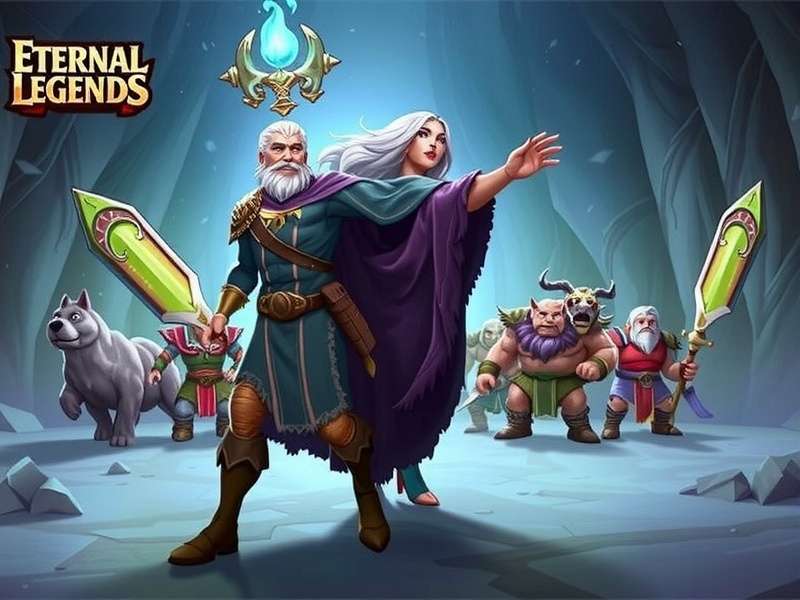 Powerful warriors from Eternal Legends Quest Eternal Legends Quest game heroes